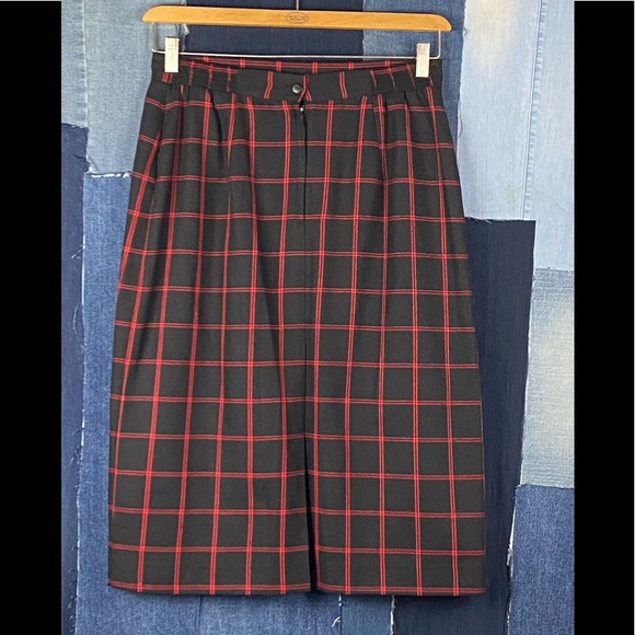 Paris Star Checkered Skirt Sz XL - Picture 5 of 6